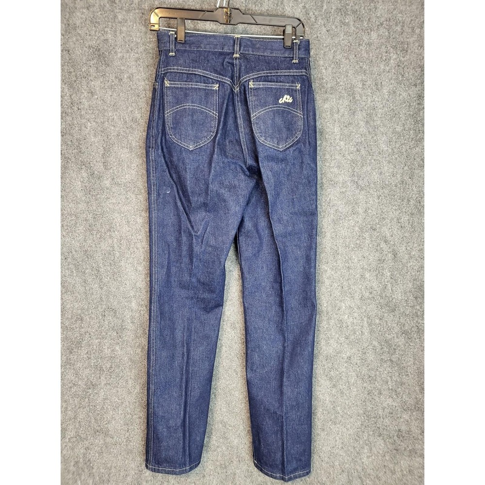 Vintage Chic Jeans Womens Dark Wash‎ Denim High Rise Short Length Women Sz 11/12